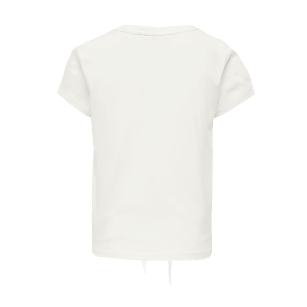 KOGMAGGIE REG S/S ROCK KNOT TOP BOX JRS 15295131 Cloud Dancer