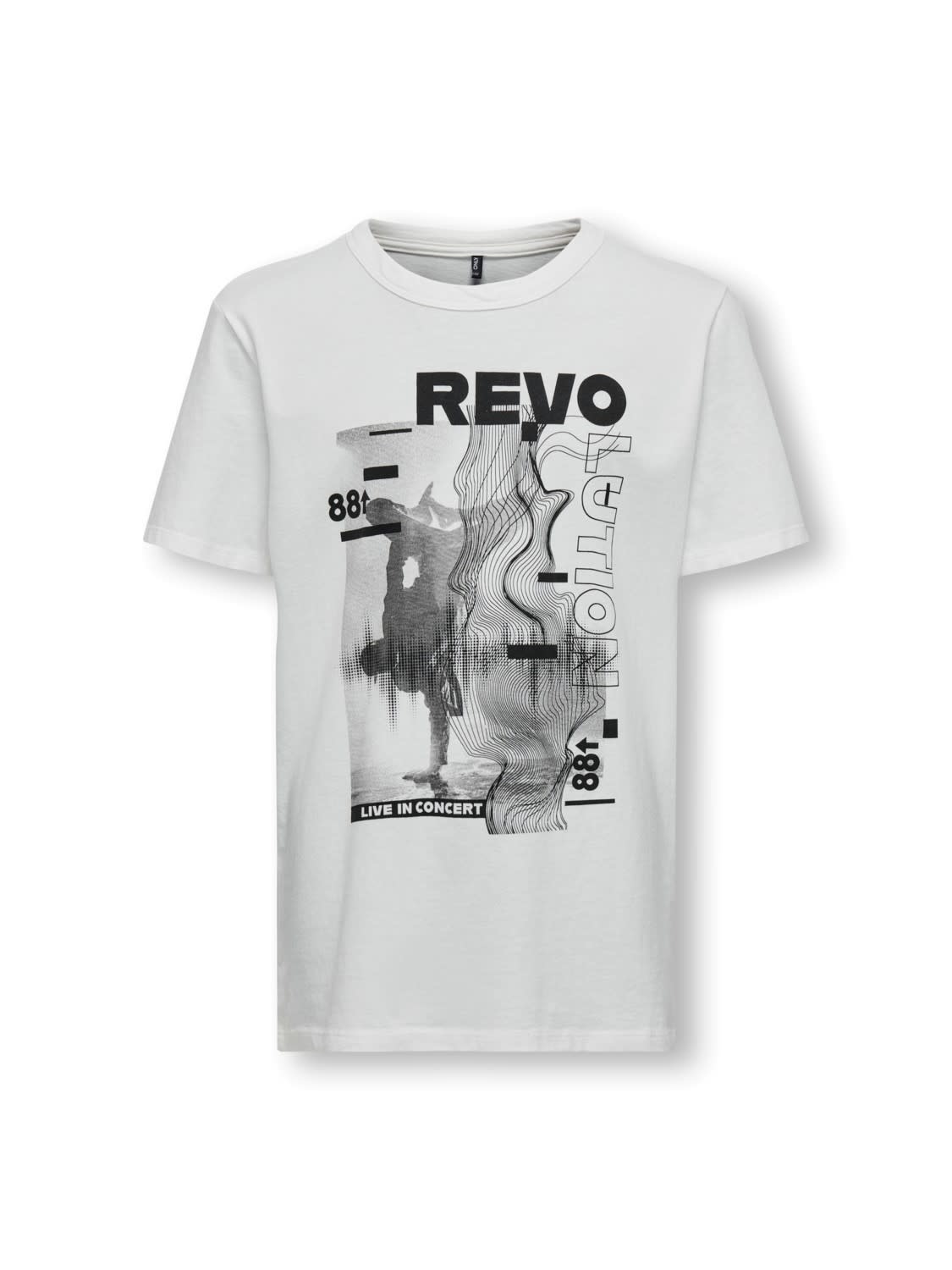 KOBLUKE S/S OUTRAGEOUS TEE 15285681 Cloud Dancer
