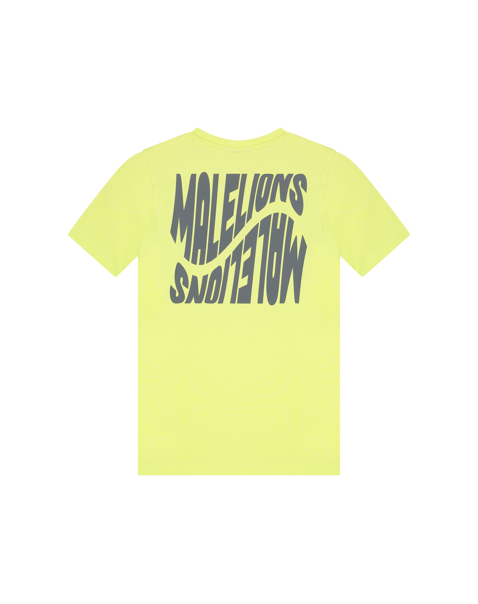 Wave Graphic T-Shirt J1-SS23-25 Lime/Dark Slate