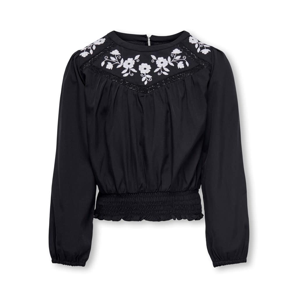 KOGLONI EMB SMOCK SHIRT WVN 15284853 Black
