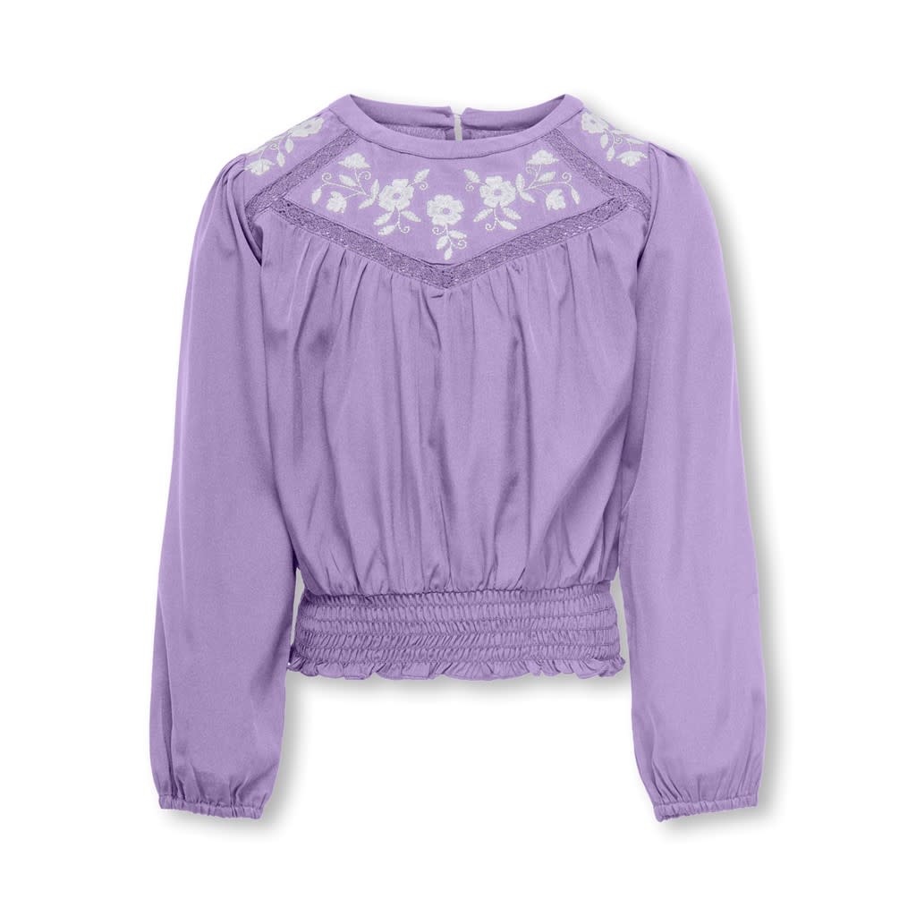 KOGLONI EMB SMOCK SHIRT WVN 15284853 Purple Rose