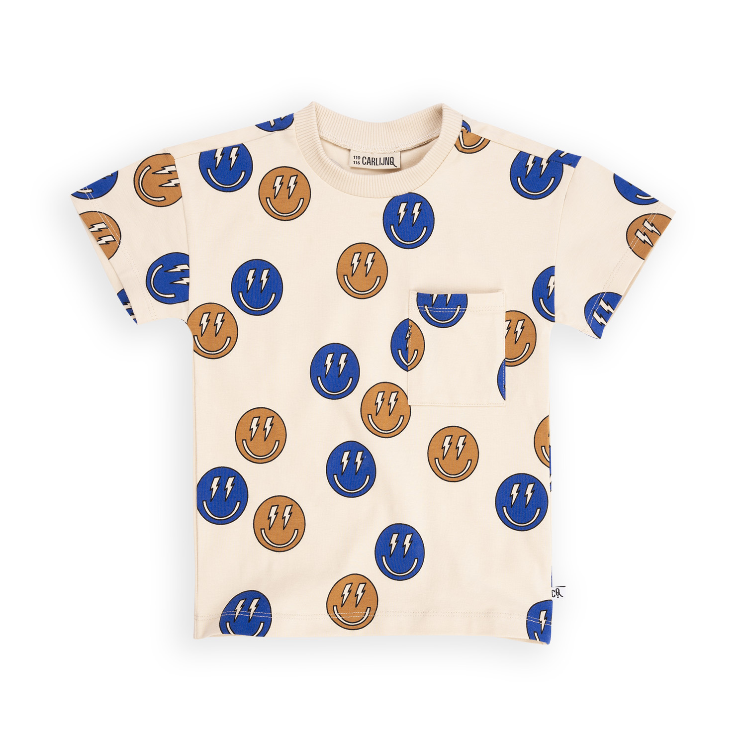 Smilies - crewneck t-shirt wt pocket SML051