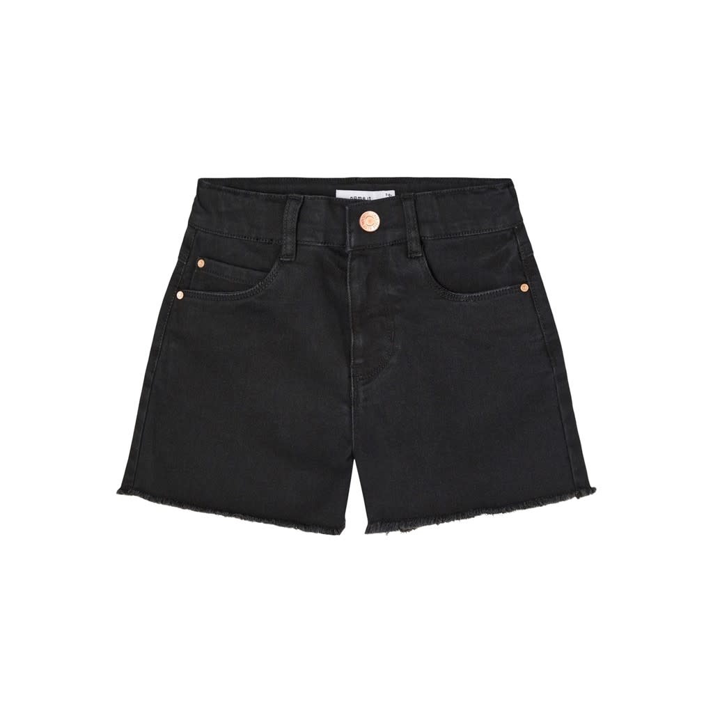 NKFROSE HW MOM DNM SHORTS 13197313 Black Denim