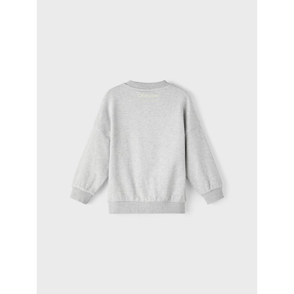 NMNDAYLIN LS OVERSIZED SWEAT WI LIL 13209596 Grey Melange