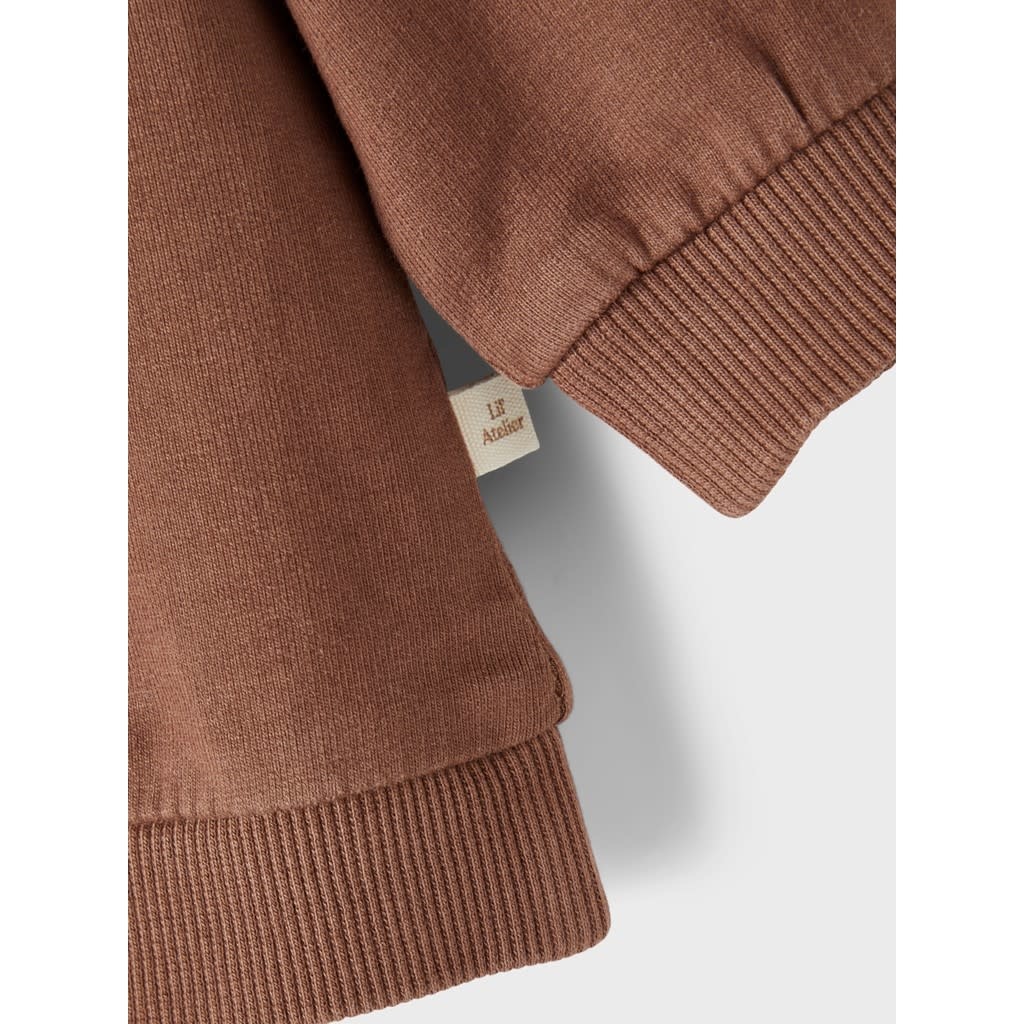 NBFLESLIE LS LOOSE SWEAT LIL 13209951 Rocky Road