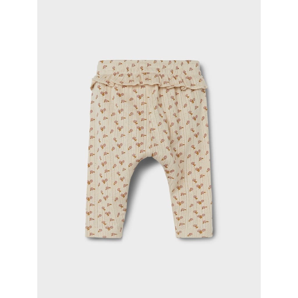 NBFRACHELLO LOOSE PANT WI HEA LIL 13209954 Fog