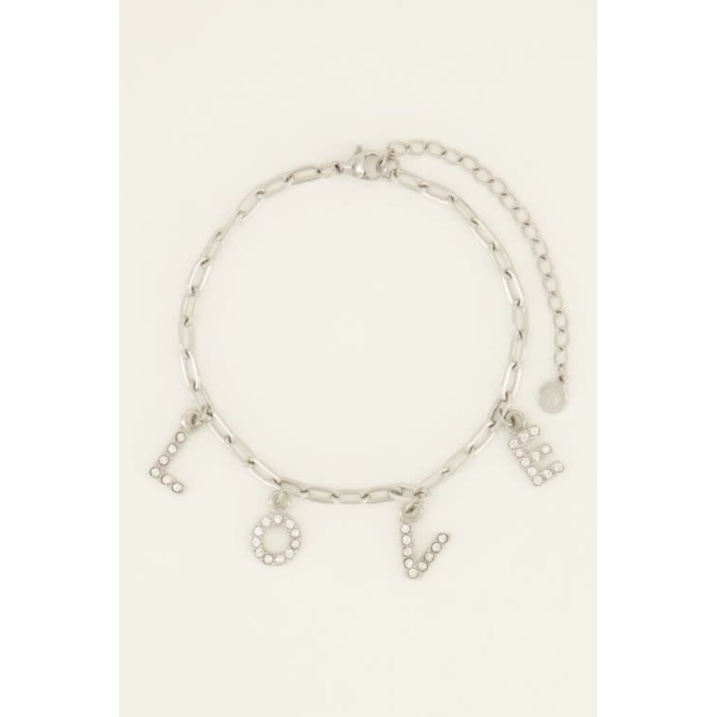 Bracelet Love MJ07722 Zilver