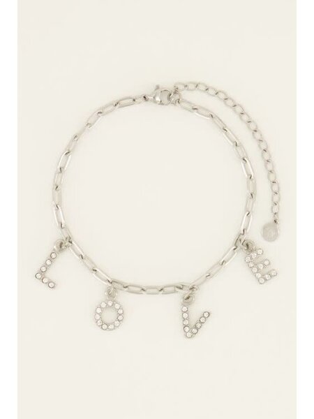 Bracelet Love MJ07722 Zilver
