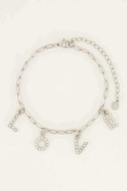 Bracelet Love MJ07722 Zilver