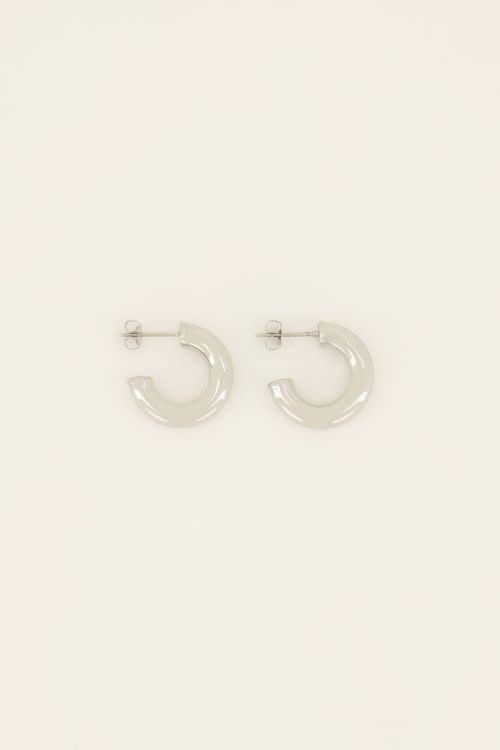 Oorringen open klein MJ013411500 Zilver