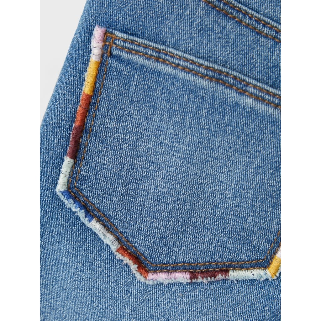 NMFBELLA DNMATOKE 2702 SHAPED AN PANT 13206249 Medium Blue Denim
