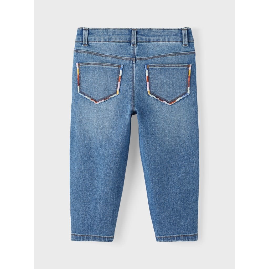 NMFBELLA DNMATOKE 2702 SHAPED AN PANT 13206249 Medium Blue Denim