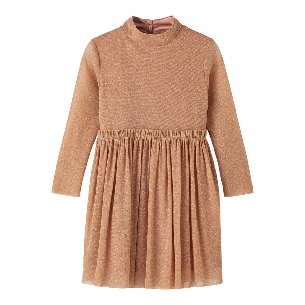 NMFRASIGGE LS DRESS 13211038 Gilded Beige