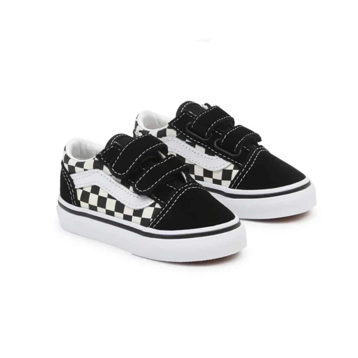 VN0A38JNP0S1 - TD Old Skool V CHECK BLK WHITE