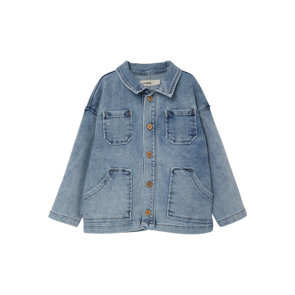 NMMLAGUN DNMETEMS 2720 LOOSE SHIRT LIL 13208210 Medium Blue Denim