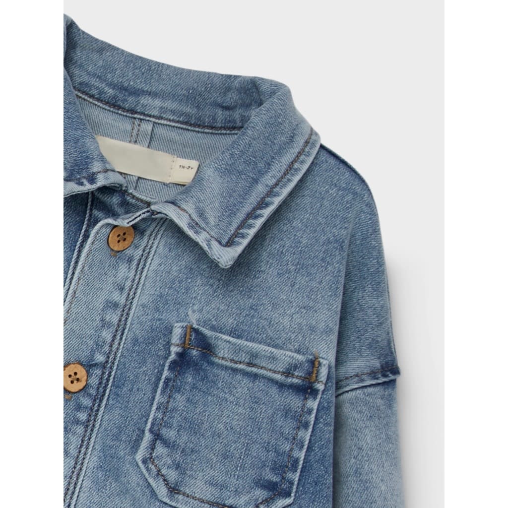 NMMLAGUN DNMETEMS 2720 LOOSE SHIRT LIL 13208210 Medium Blue Denim