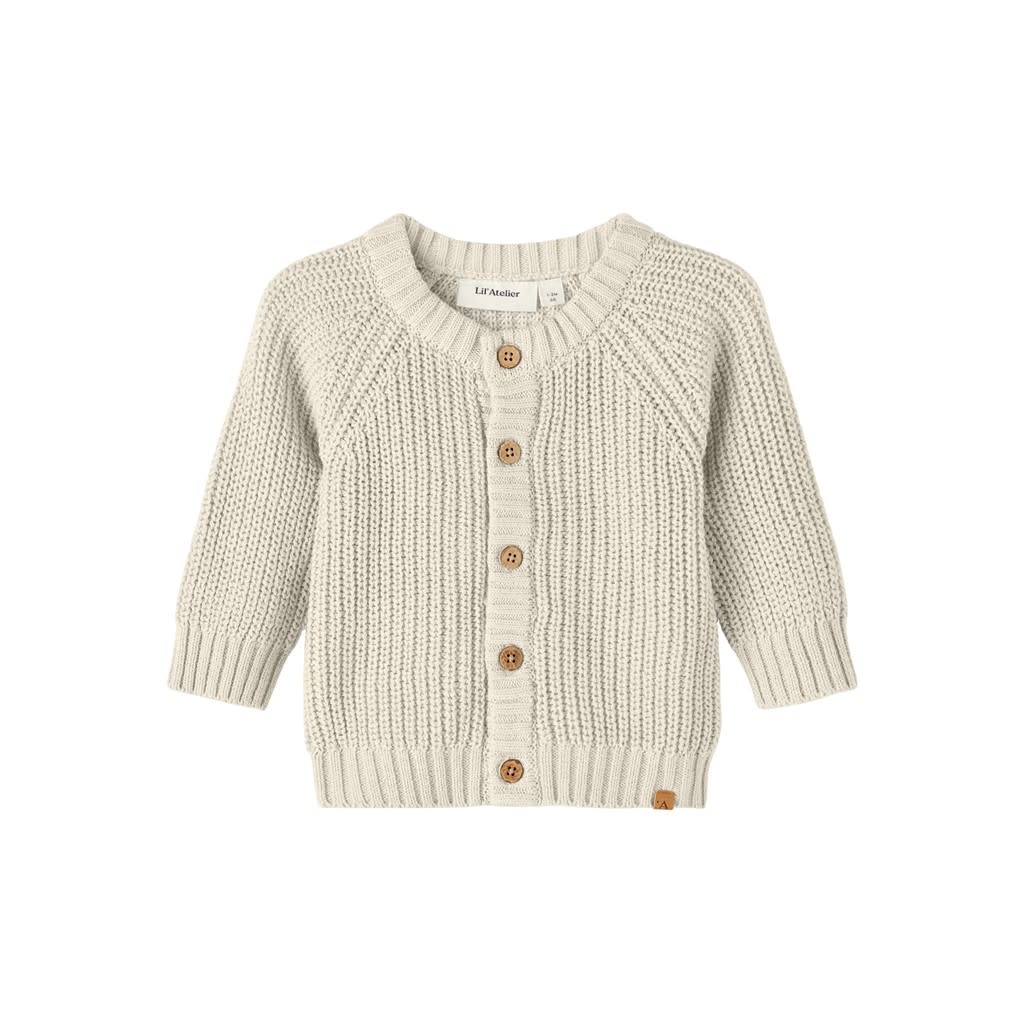 NBNEMLEN LS KNIT CARD SP 13215266 Turtledove