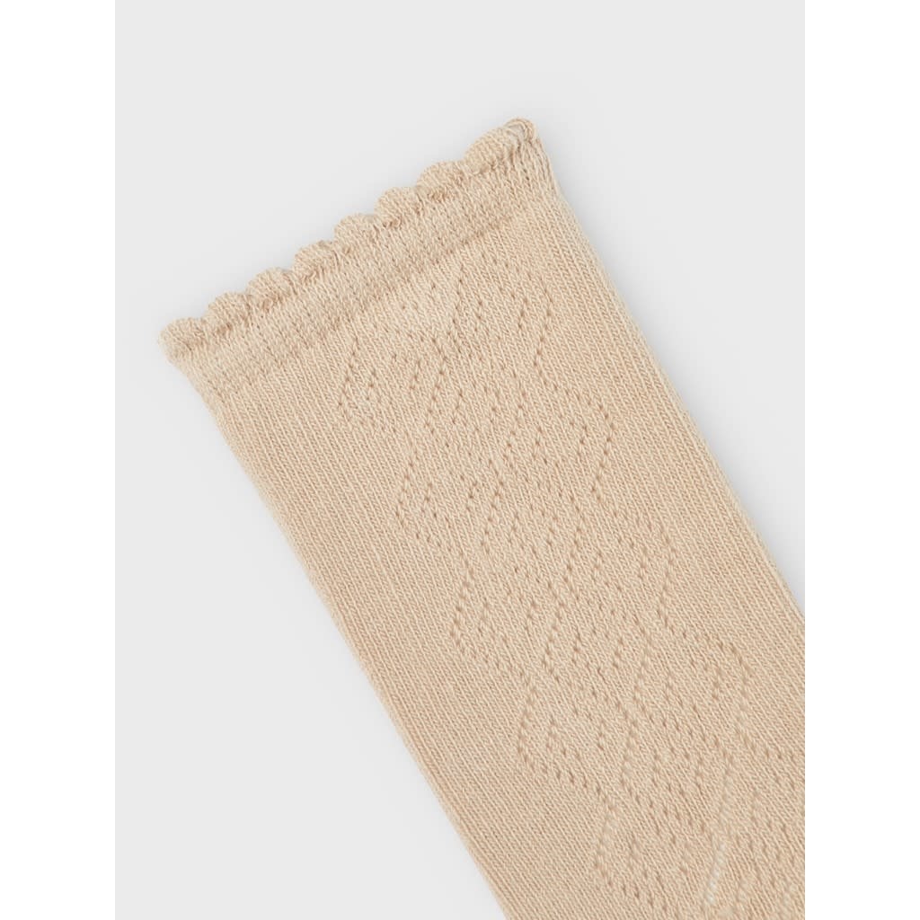 NMFDOLAIMA KNEE SOCK 13215367 White Pepper