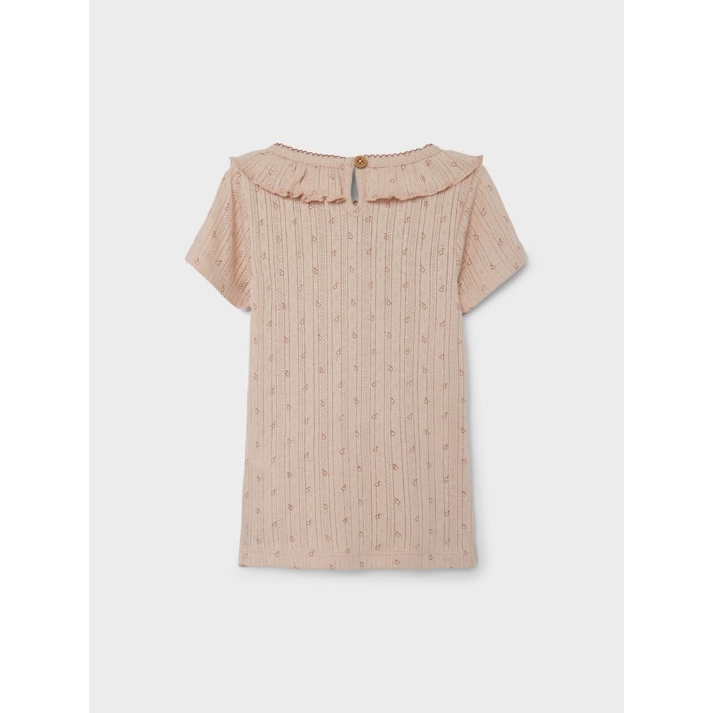 NMFRACHELLO SS SLIM TOP 13215384 Rose Dust
