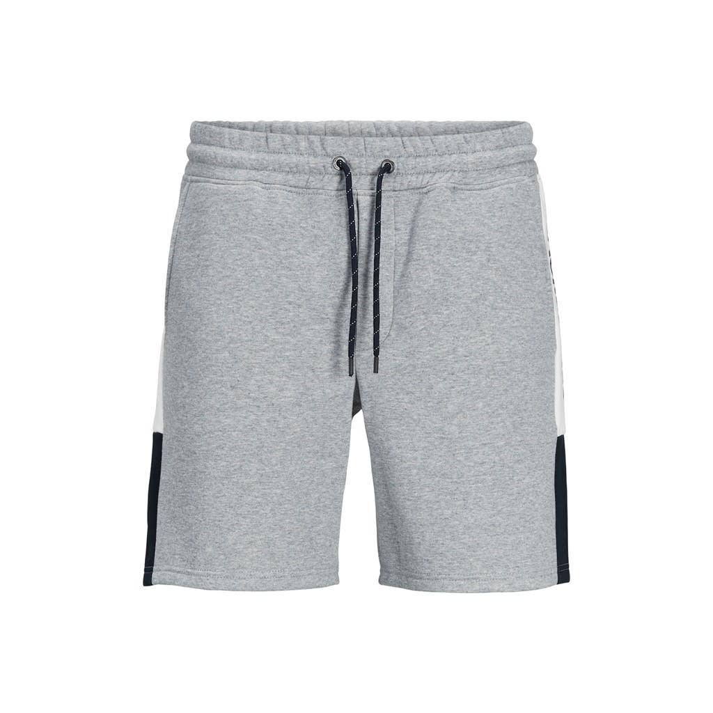 JPSTLOGO BLOCKING SWEAT SHORTS VG SN JNR 12200266 Light Grey Melange