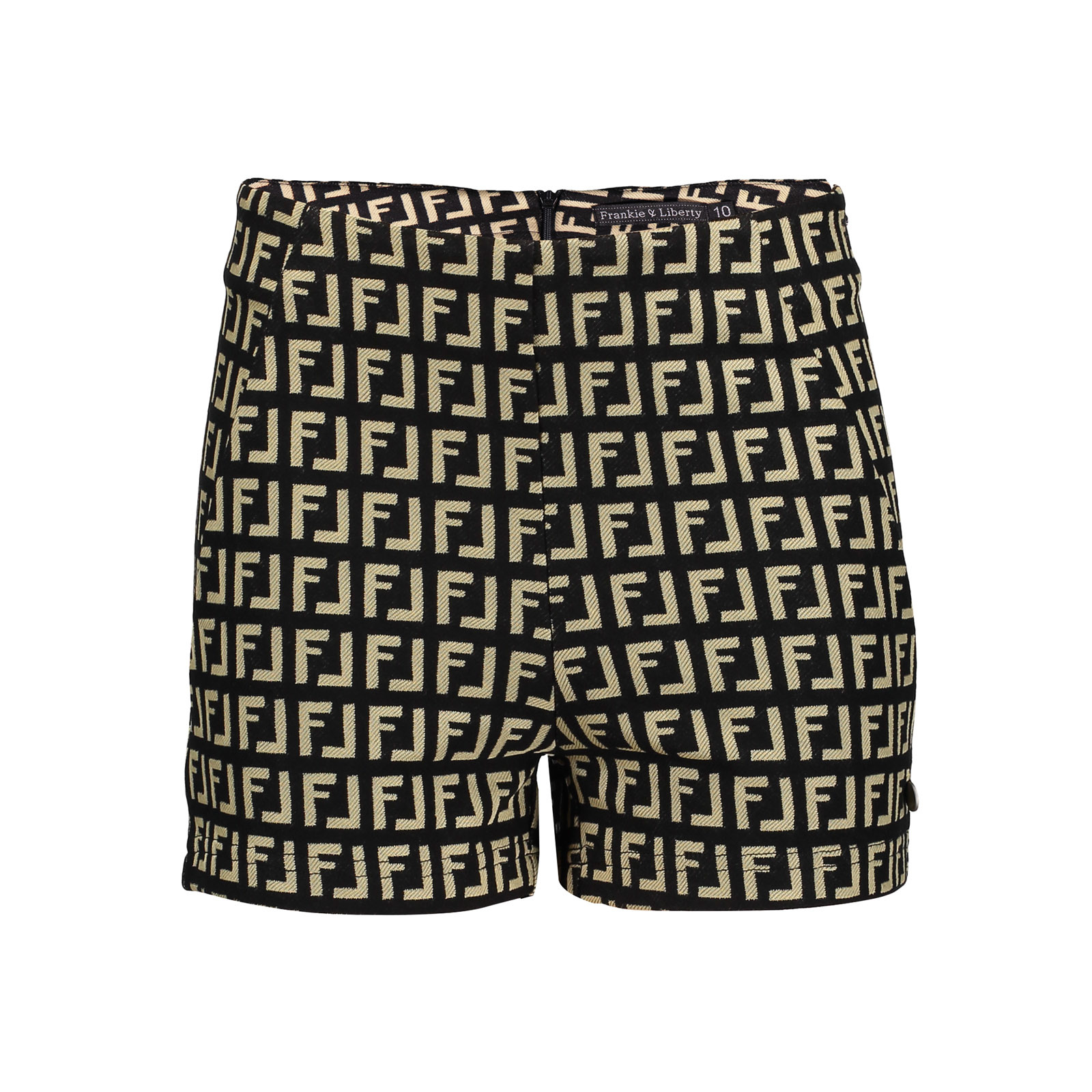 Chloe Short 03.1 BLACK WITH LOGO PRINT