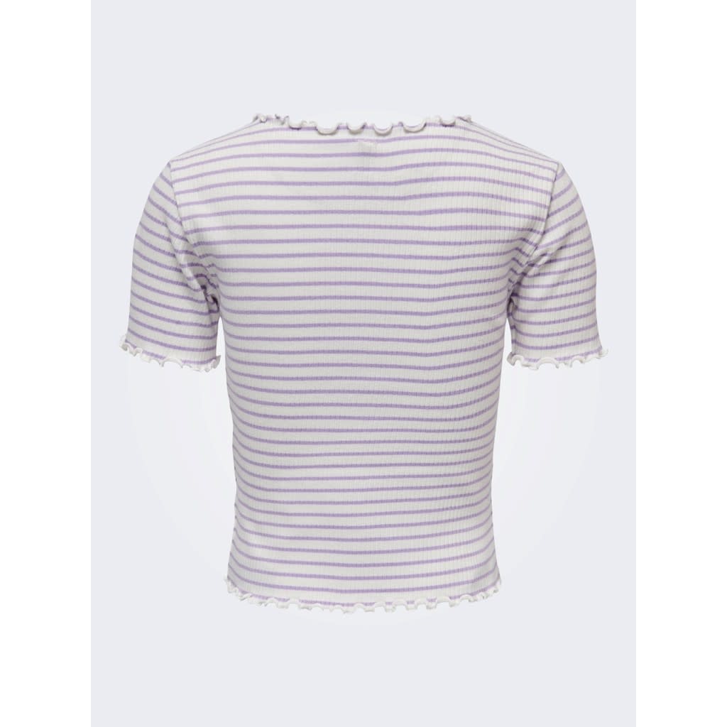 KOGGILA S/S RIB TOP JRS 15227401 Purple Rose
