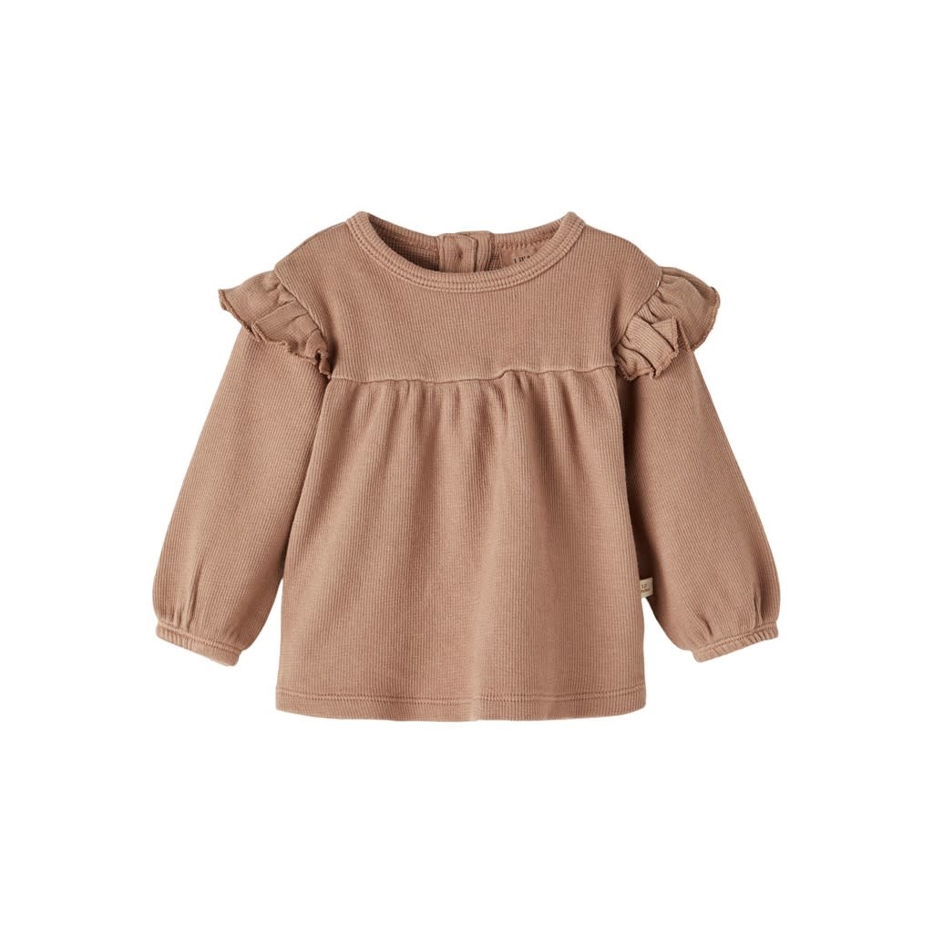 NBFDONO LS LOOSE SWEAT 13215269 Mocha Mousse