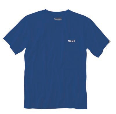 VN0A4MQ37WM1 - BY LEFT CHEST TEE TRUE BLUE