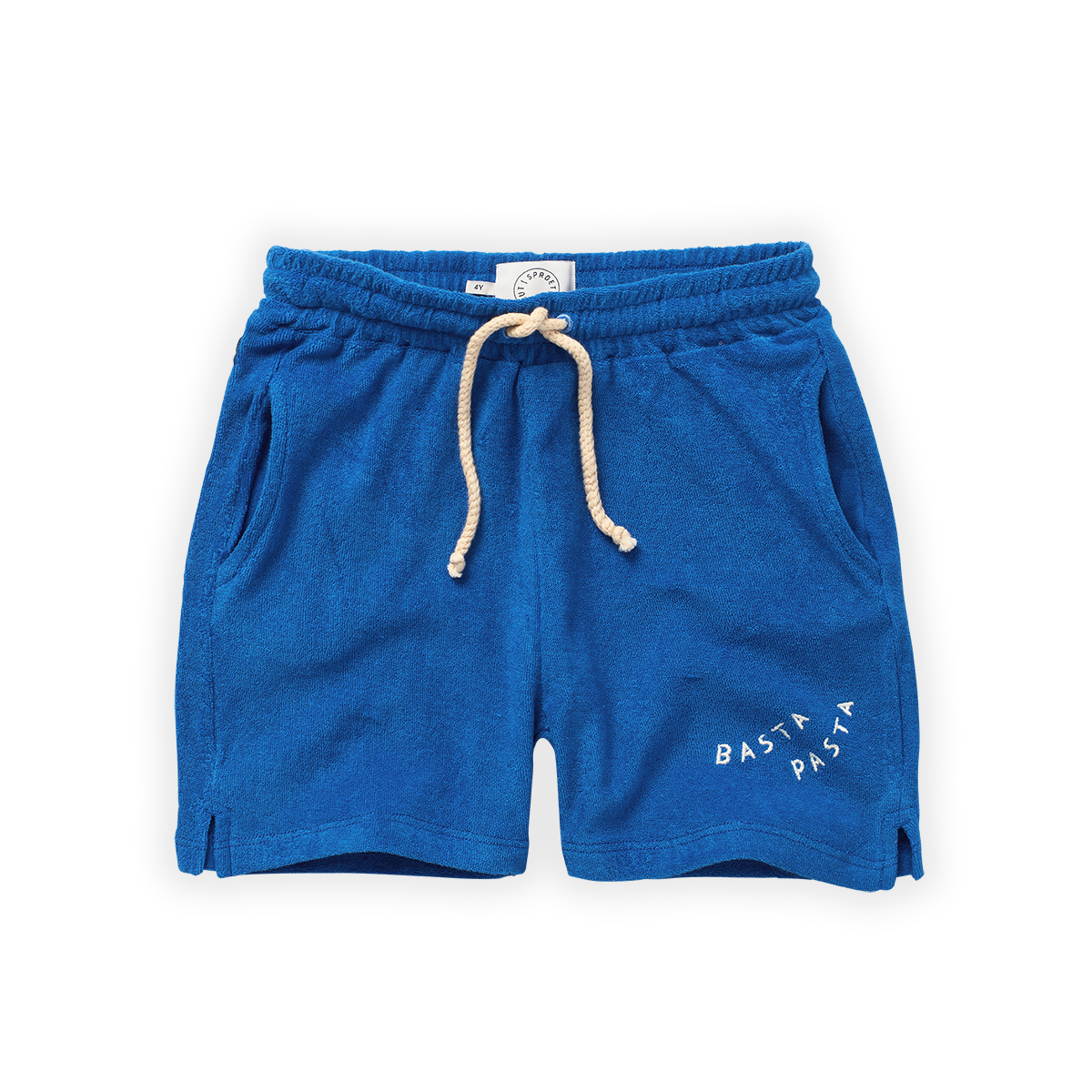 Bermuda terry short basta pasta S23-654 Azzurra blue