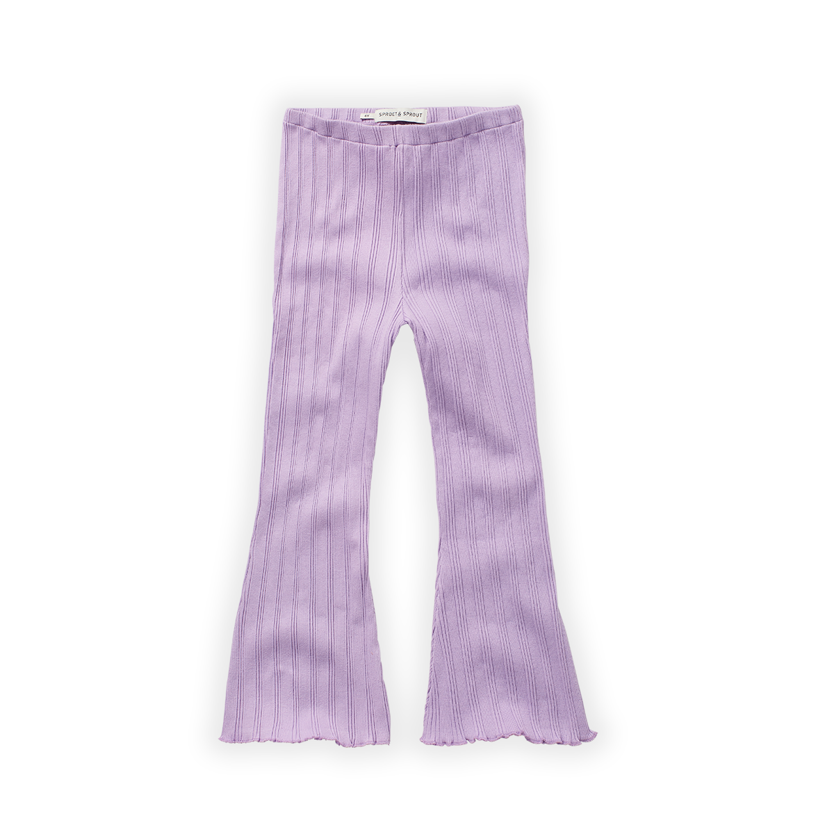 Flare pants rib lilac breeze S23-676 Lilac breeze