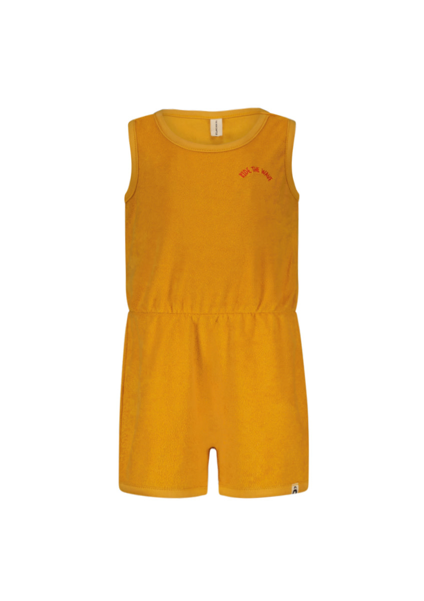 Terry towelling suit D302-0610 Sunny yellow