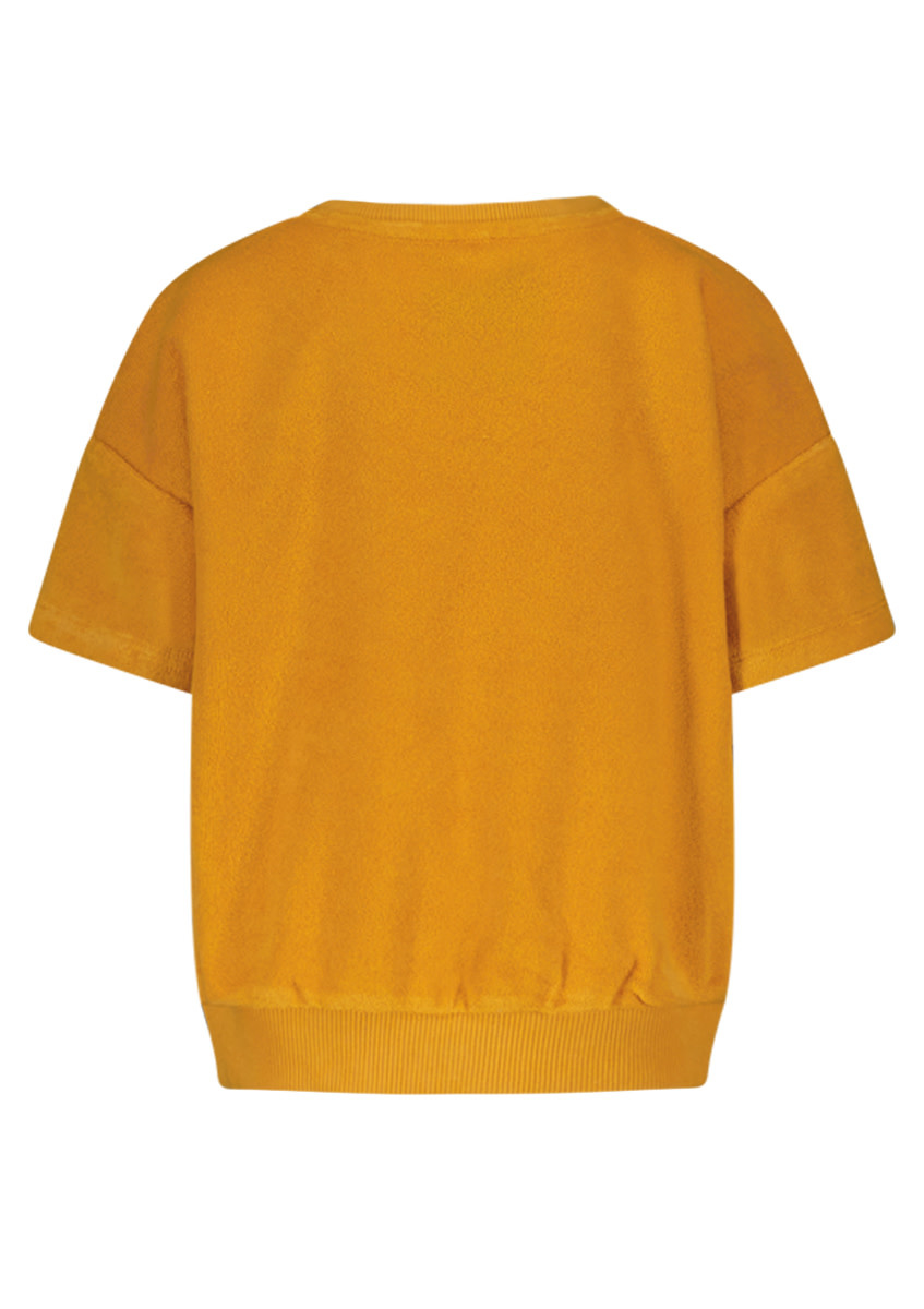 Terry towelling top D302-0314 Sunny yellow
