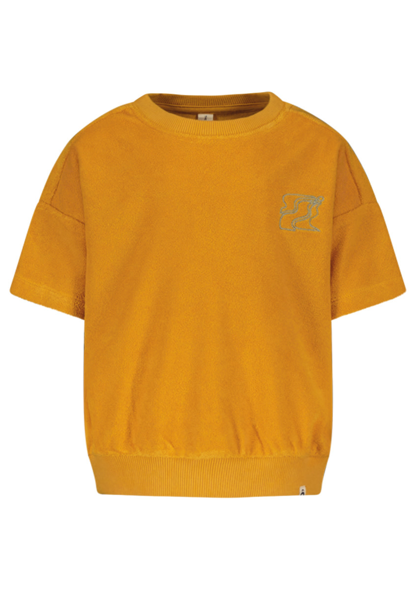 Terry towelling top D302-0314 Sunny yellow