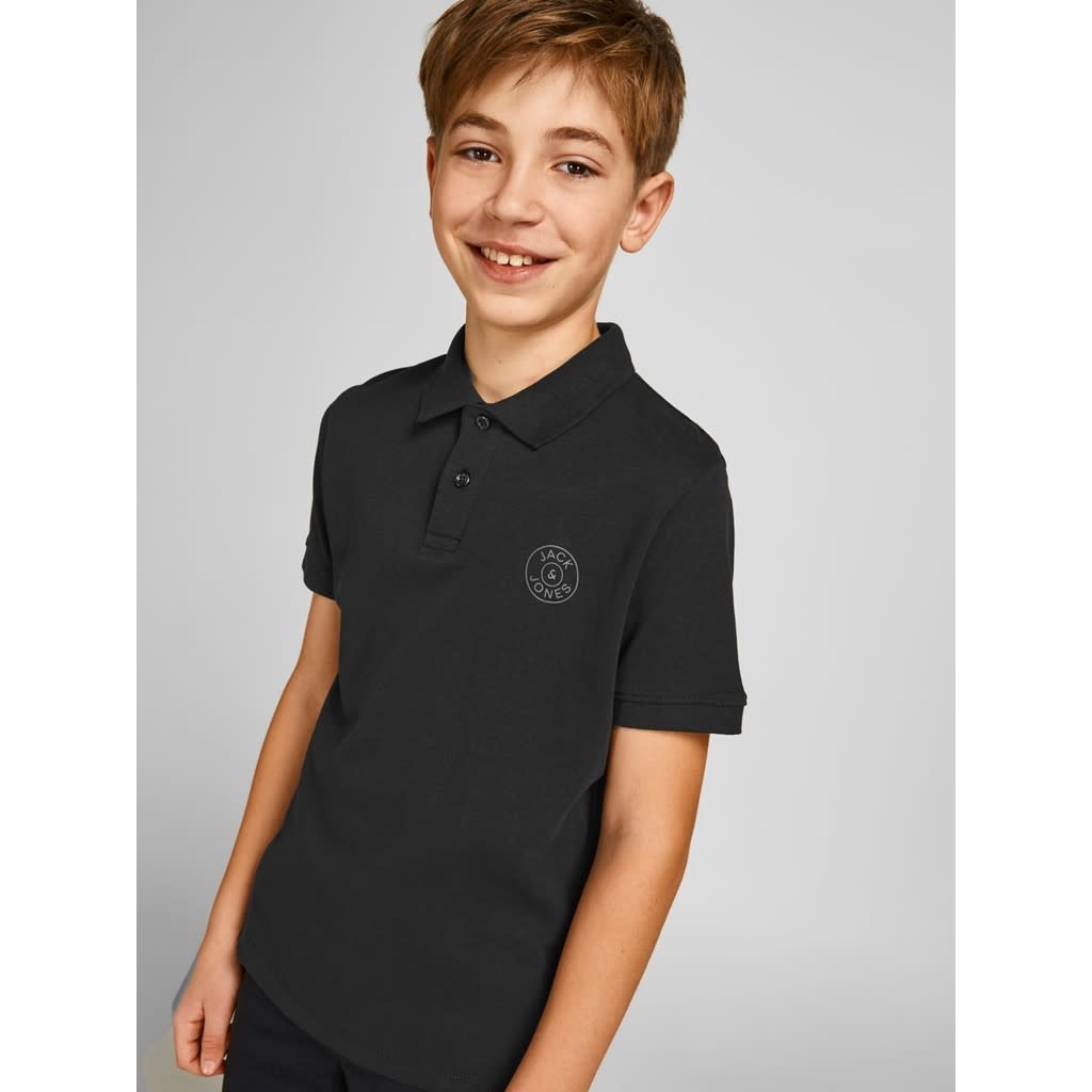 JCOJERSEY CHEST LOGO POLO SS JNR 12244024 Black