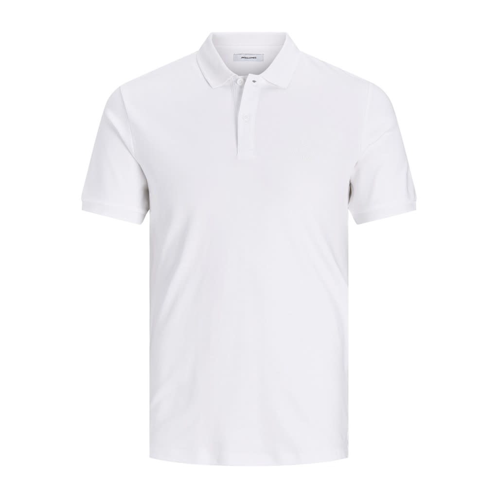 JCOJERSEY CHEST LOGO POLO SS JNR 12244024 White