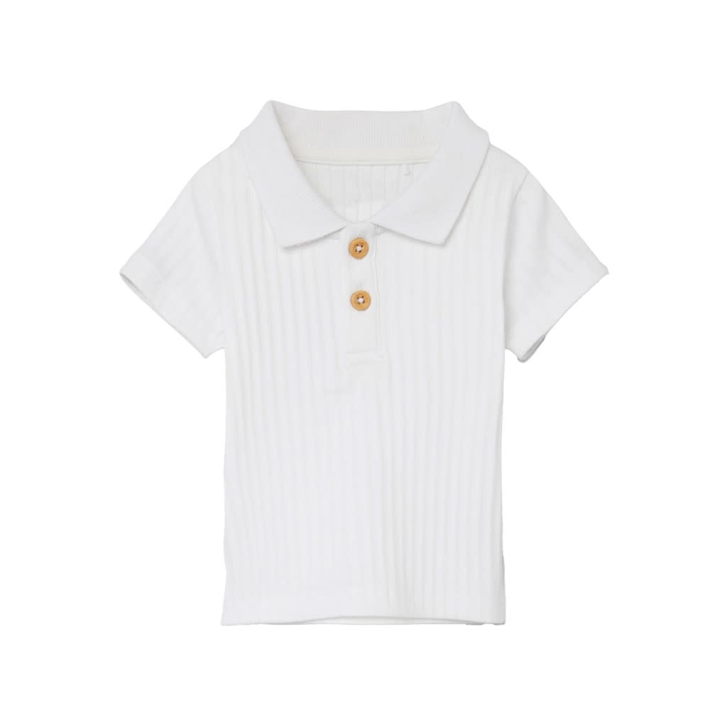 NBMFALVAN SS POLO 13215705 Bright White