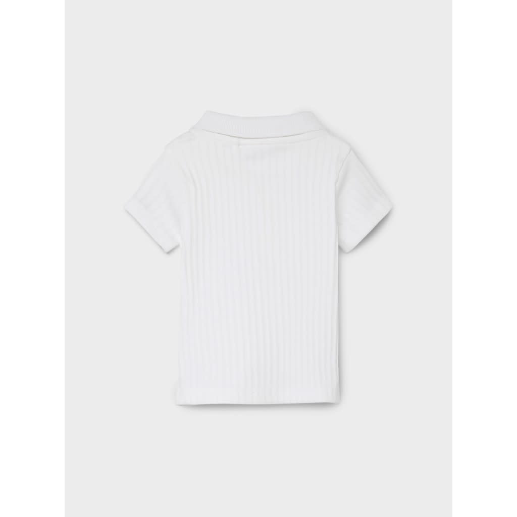 NBMFALVAN SS POLO 13215705 Bright White
