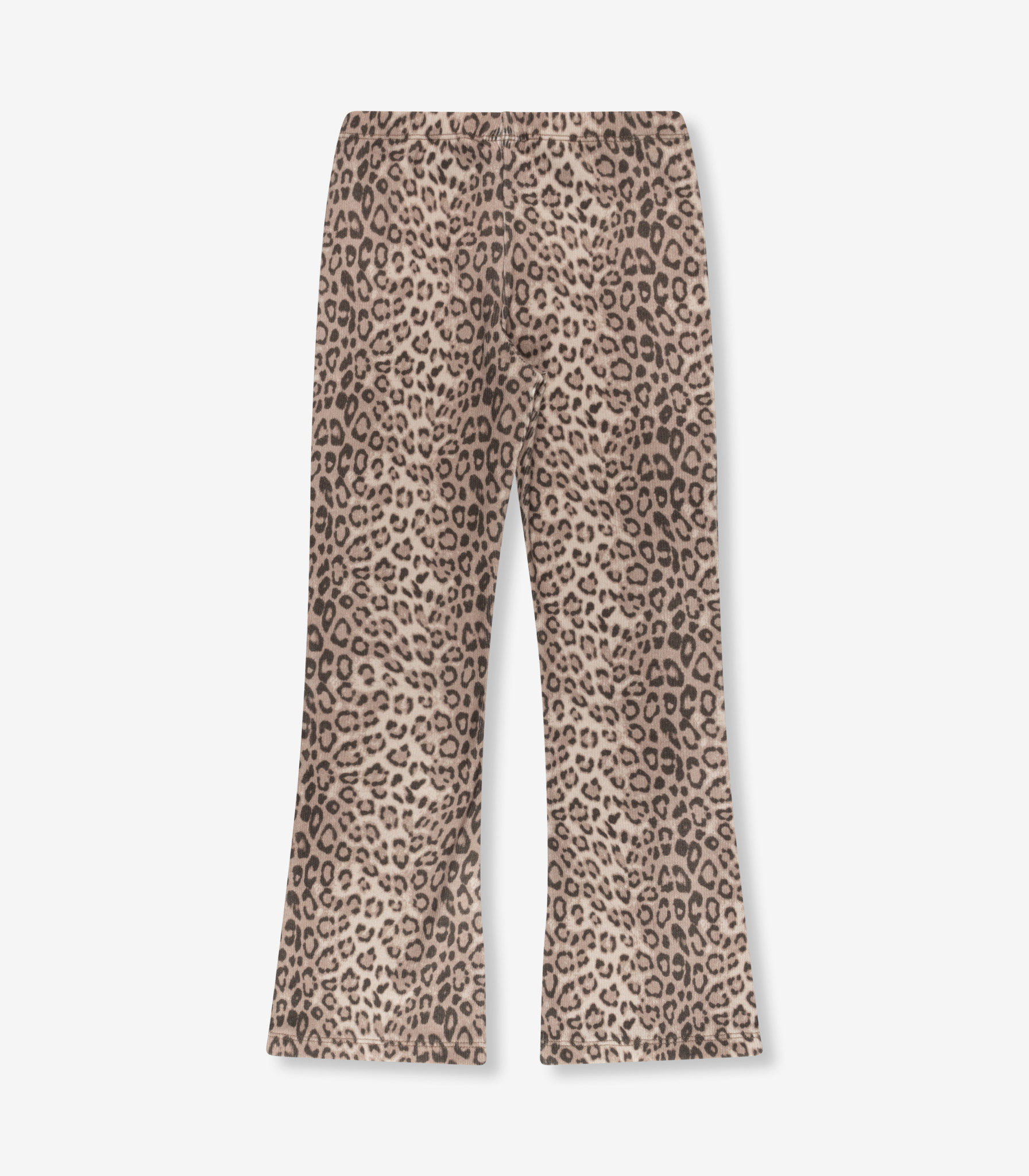 Knitted animal rib flared pants 62303174175