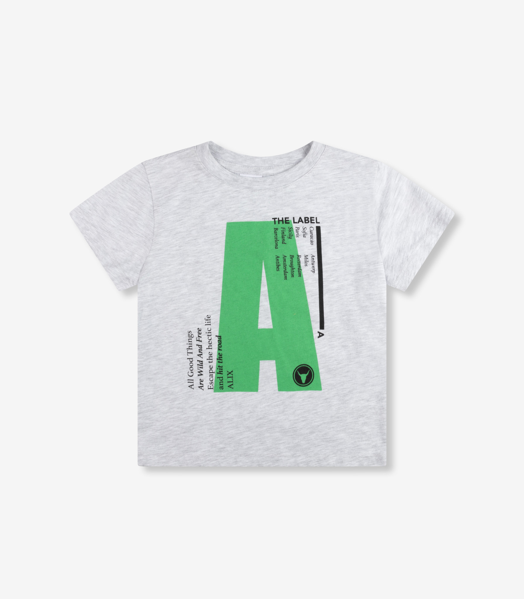 A print T-shirt 62303803140 light grey