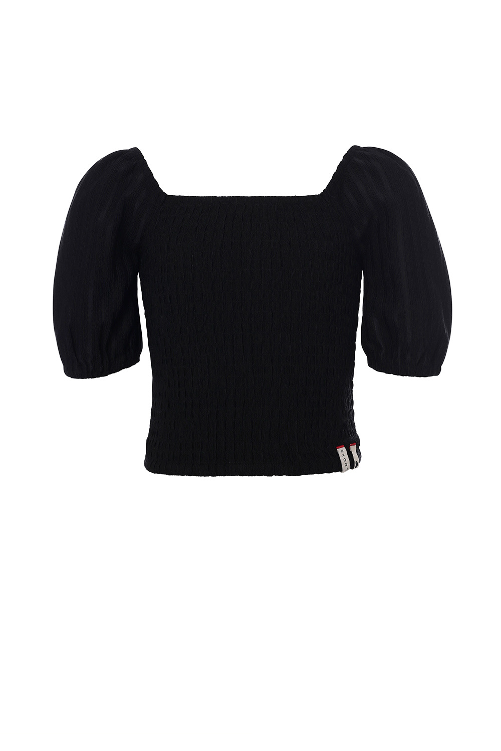 Crinkle Top with smock 2312-5141-090 Nearly Black
