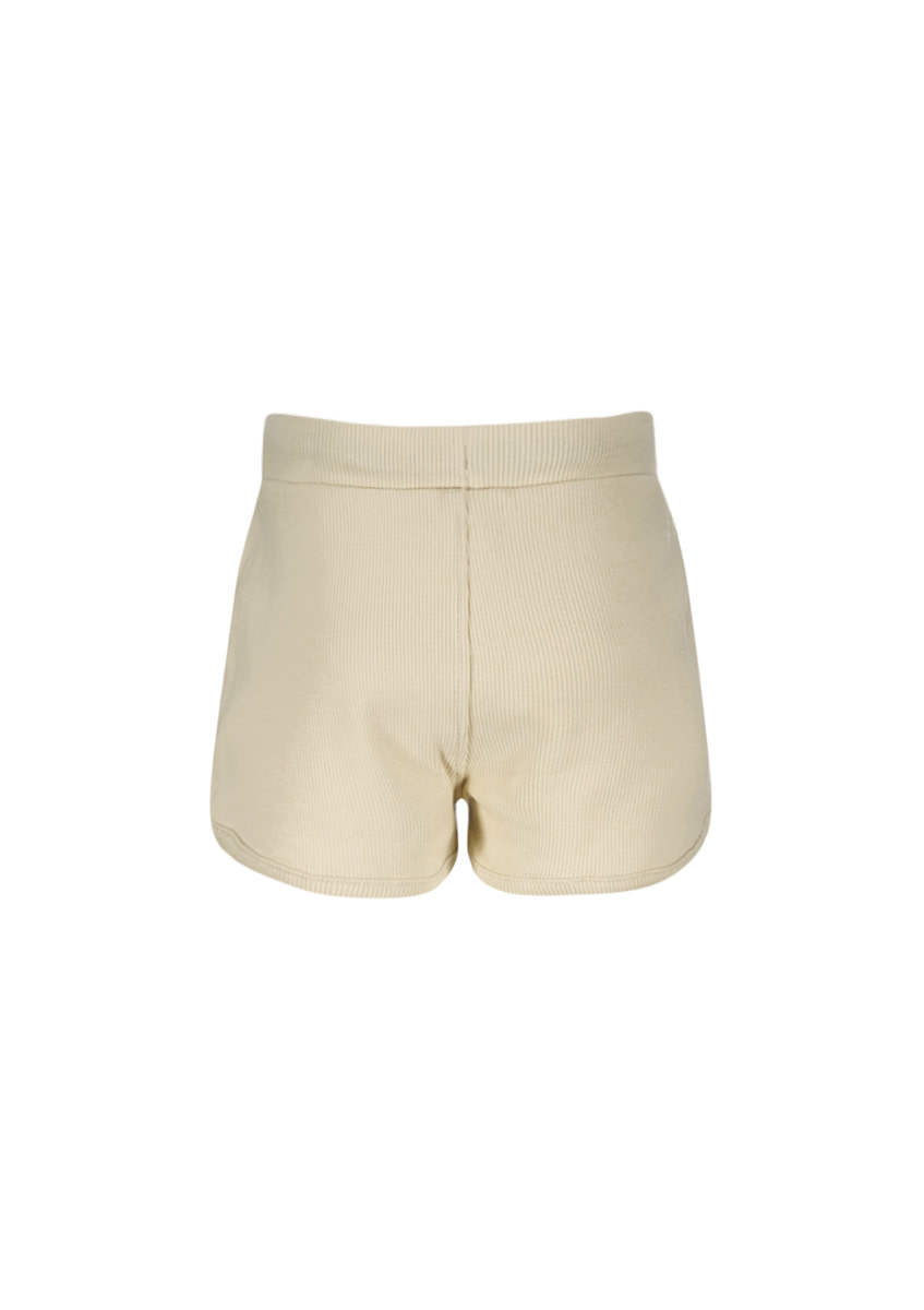 Fine rib shorty D303-0638 Simply taupe