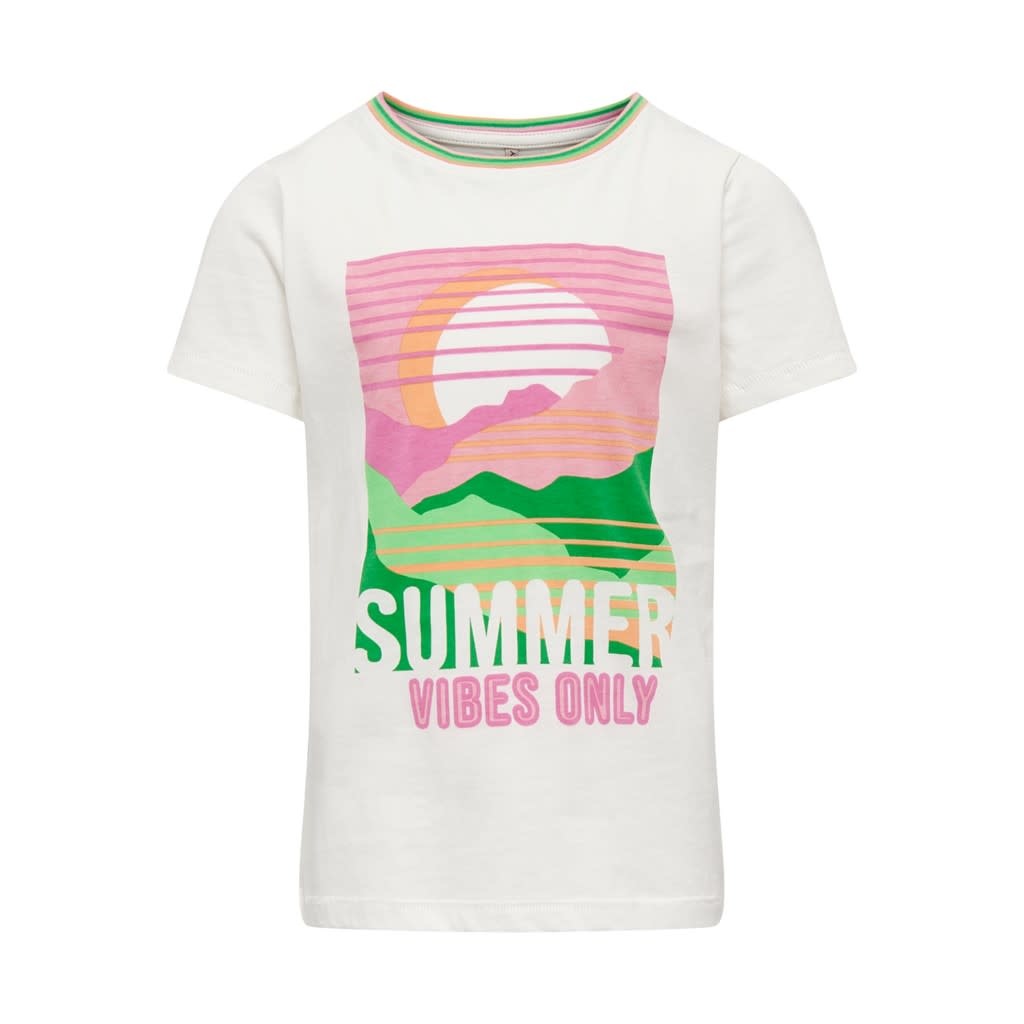 KOGJULIE FIT S/S SUMMER TOP 15292340 Cloud dancer