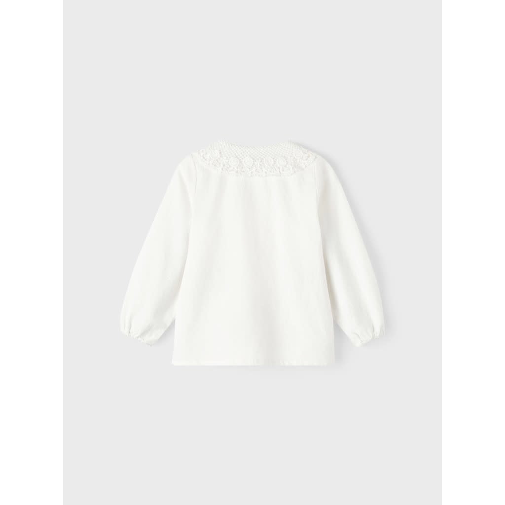 NMFFERINE LS SHIRT 13214253 Bright White