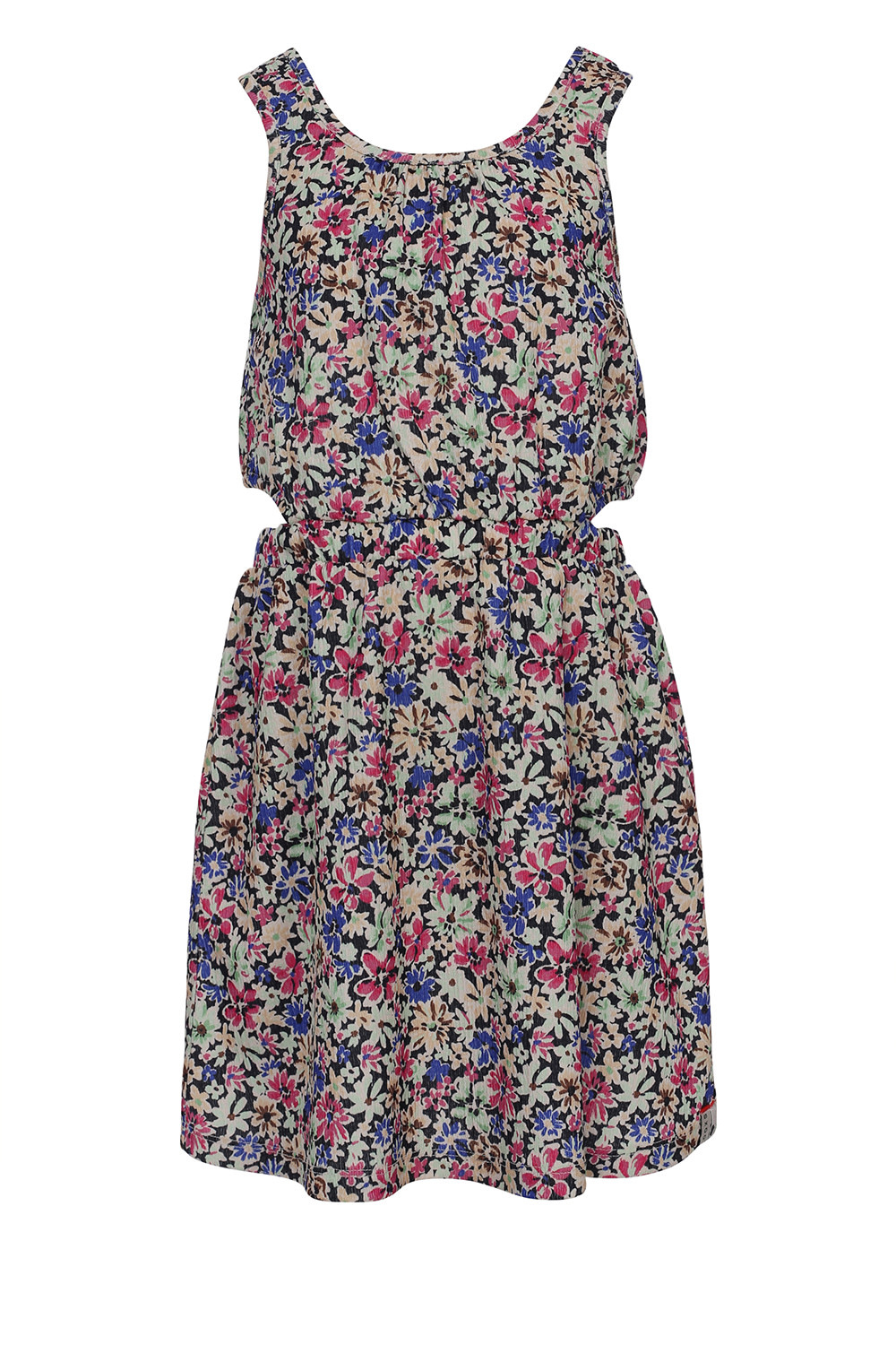 Crinkle crinkle dress 2313-5887-244 80s flower AO