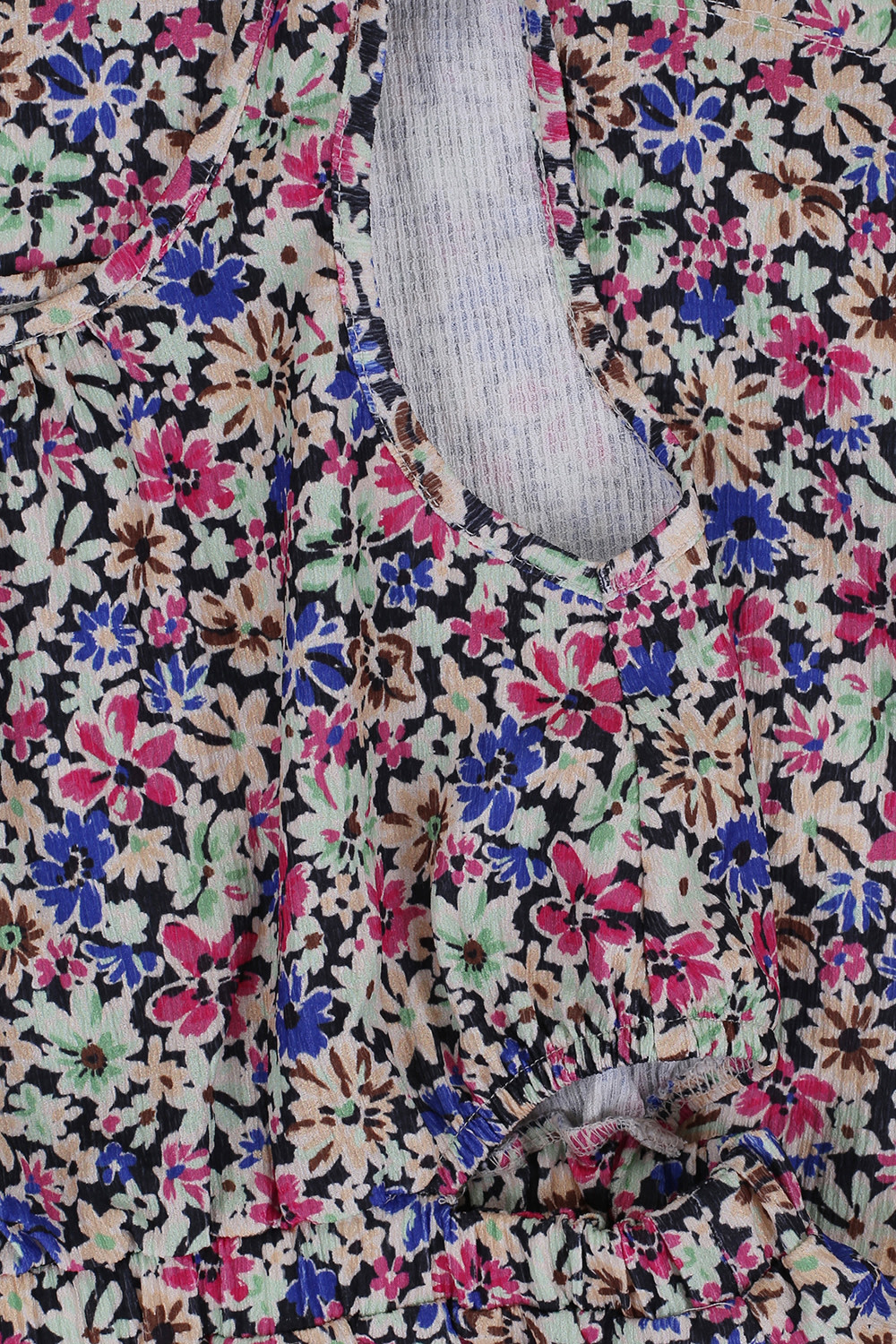 Crinkle crinkle dress 2313-5887-244 80s flower AO