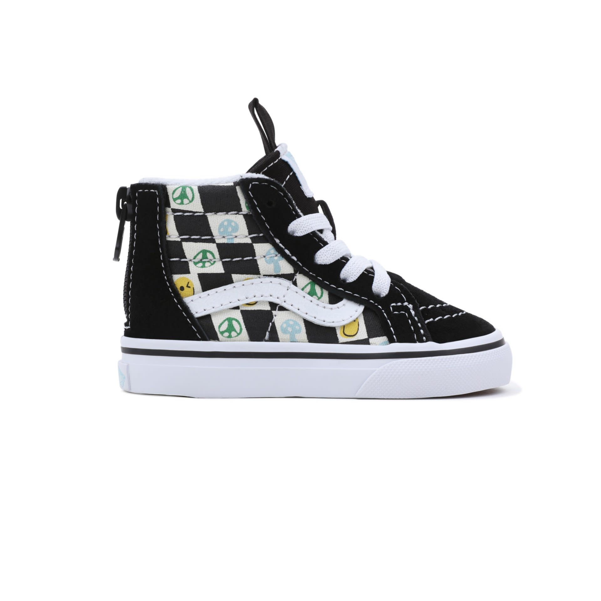 TD SK8-Hi Zip MELTED CHECK BLACK/MULTI VN000XG5BML1