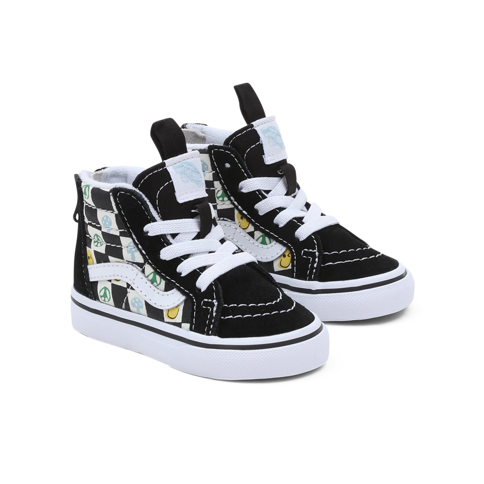 TD SK8-Hi Zip MELTED CHECK BLACK/MULTI VN000XG5BML1