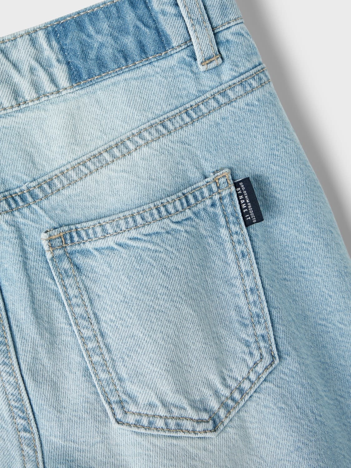 NKMBEN TAPERED JEANS 13211702 Light Blue