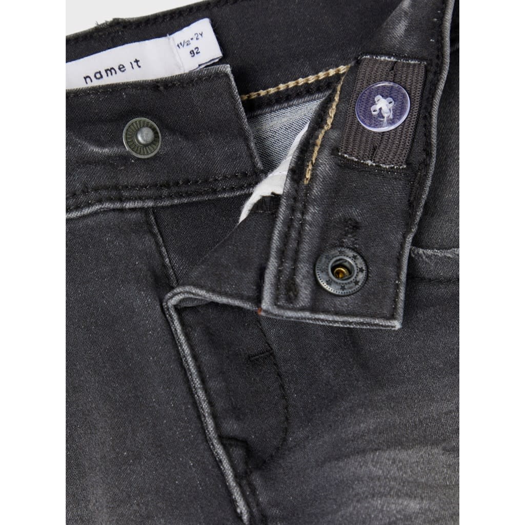 NMFSALLI Denim shorts 13198530 Dark Grey Denim
