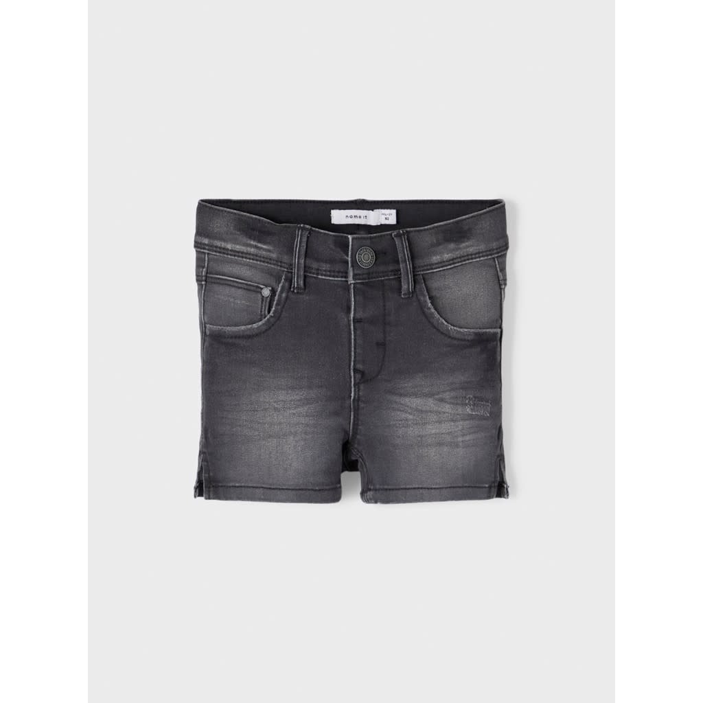 NMFSALLI Denim shorts 13198530 Dark Grey Denim